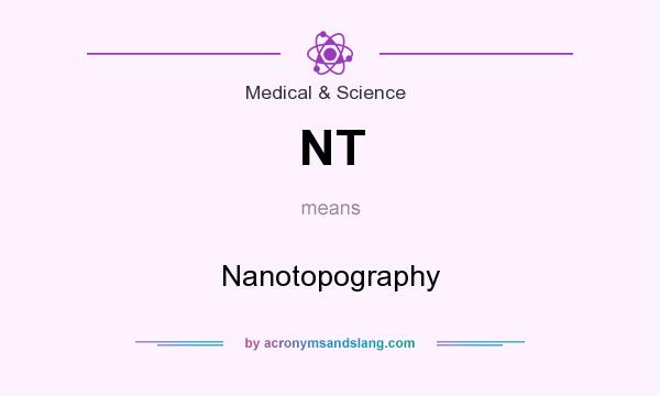 What does NT mean? It stands for Nanotopography