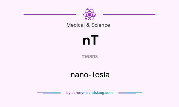What does nT mean? It stands for nano-Tesla