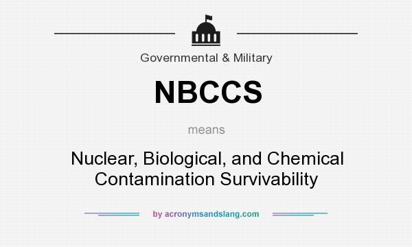 What does NBCCS mean? It stands for Nuclear, Biological, and Chemical Contamination Survivability