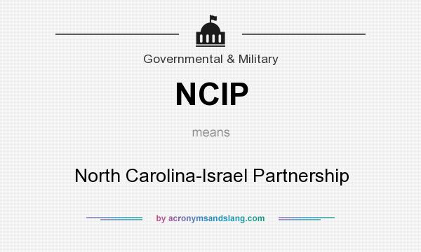 What does NCIP mean? It stands for North Carolina-Israel Partnership
