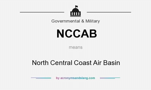 What does NCCAB mean? It stands for North Central Coast Air Basin