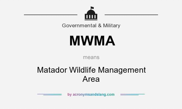 What does MWMA mean? It stands for Matador Wildlife Management Area