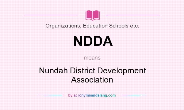 What does NDDA mean? It stands for Nundah District Development Association