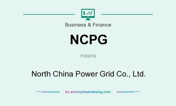 What does NCPG mean? It stands for North China Power Grid Co., Ltd.