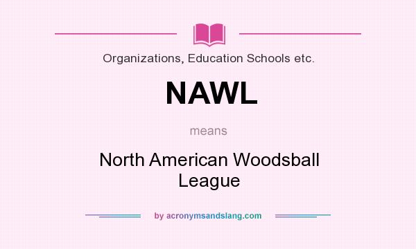 What does NAWL mean? It stands for North American Woodsball League