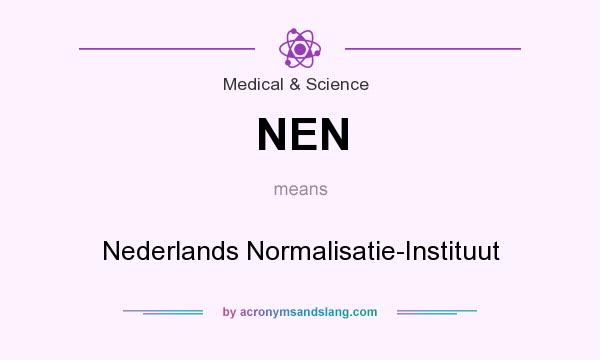 What does NEN mean? It stands for Nederlands Normalisatie-Instituut