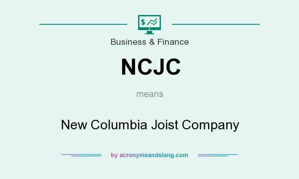 What does NCJC mean? It stands for New Columbia Joist Company