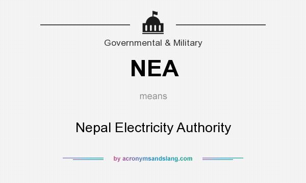 What does NEA mean? It stands for Nepal Electricity Authority