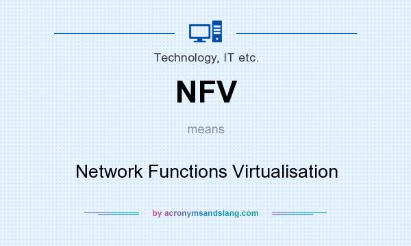What does NFV mean? It stands for Network Functions Virtualisation