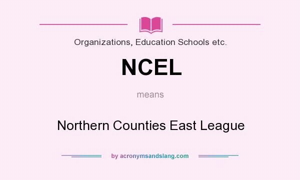 What does NCEL mean? It stands for Northern Counties East League