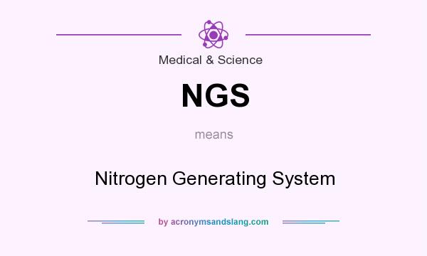 What does NGS mean? It stands for Nitrogen Generating System