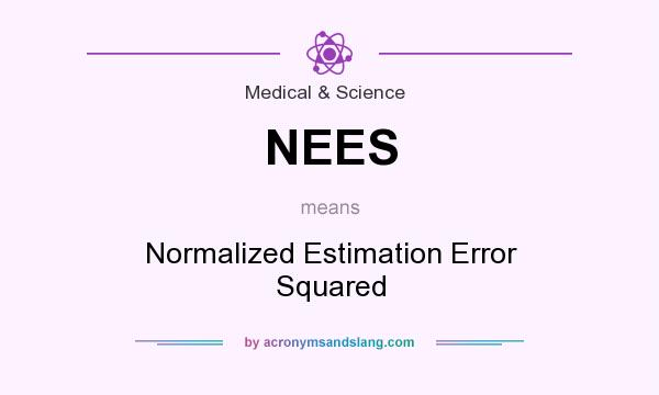 What does NEES mean? It stands for Normalized Estimation Error Squared