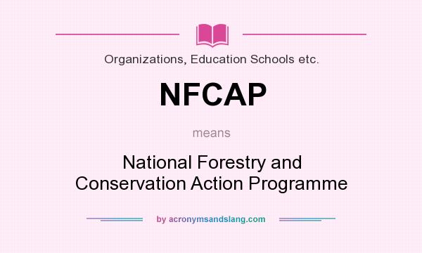 What does NFCAP mean? It stands for National Forestry and Conservation Action Programme