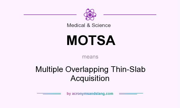 What does MOTSA mean? It stands for Multiple Overlapping Thin-Slab Acquisition