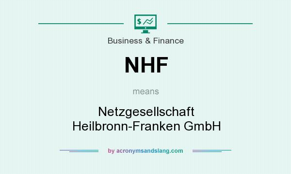 What does NHF mean? It stands for Netzgesellschaft Heilbronn-Franken GmbH