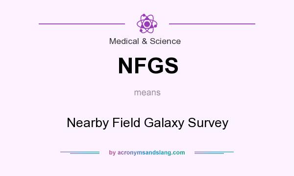 What does NFGS mean? It stands for Nearby Field Galaxy Survey