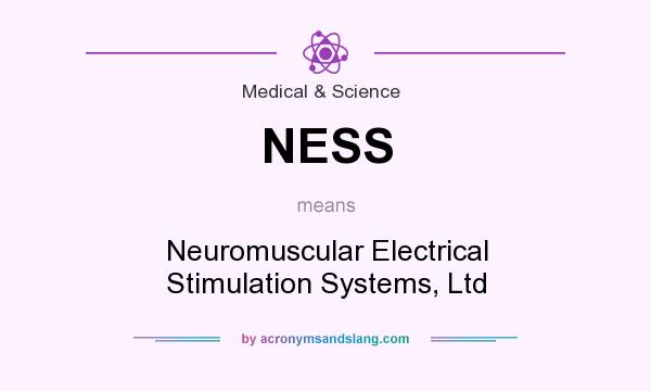 What does NESS mean? It stands for Neuromuscular Electrical Stimulation Systems, Ltd