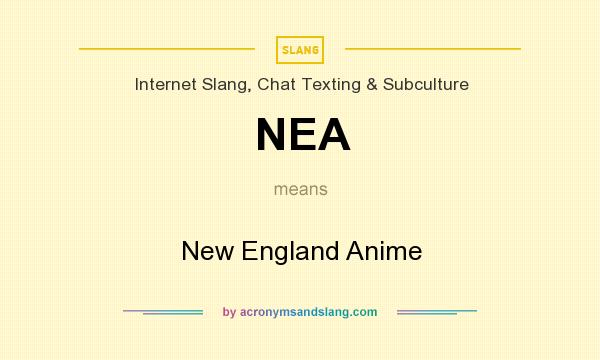 What does NEA mean? It stands for New England Anime
