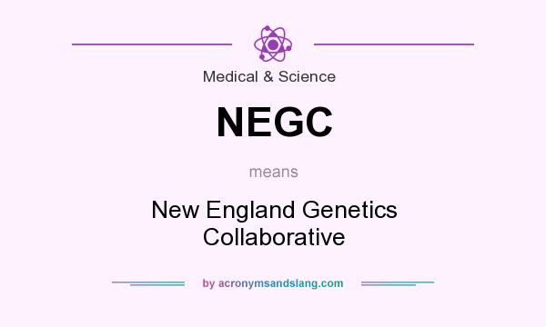 What does NEGC mean? It stands for New England Genetics Collaborative