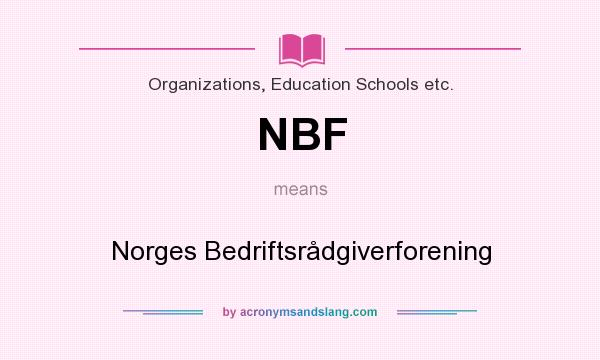 What does NBF mean? It stands for Norges Bedriftsrådgiverforening