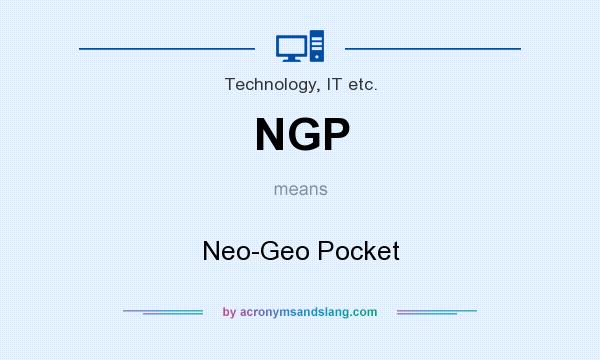 What does NGP mean? It stands for Neo-Geo Pocket
