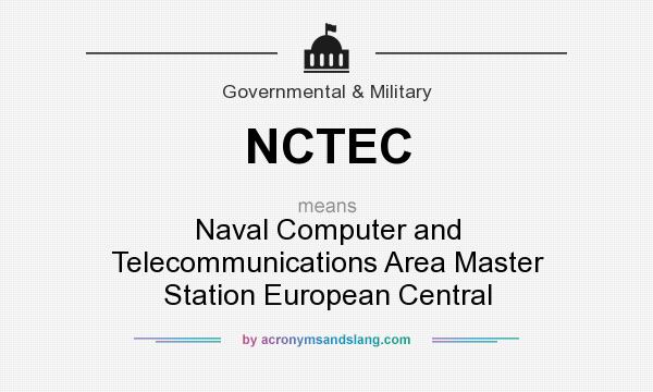 What does NCTEC mean? It stands for Naval Computer and Telecommunications Area Master Station European Central