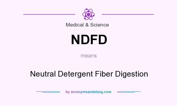 What does NDFD mean? It stands for Neutral Detergent Fiber Digestion