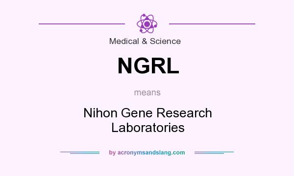 What does NGRL mean? It stands for Nihon Gene Research Laboratories