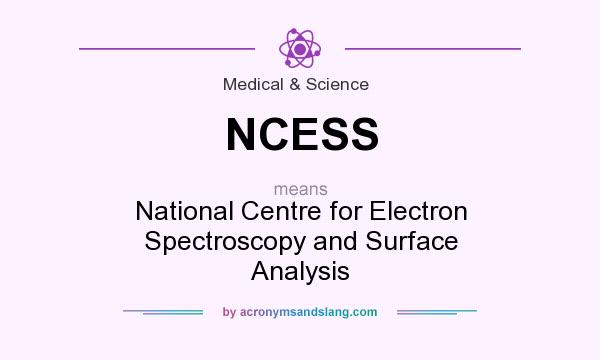 What does NCESS mean? It stands for National Centre for Electron Spectroscopy and Surface Analysis