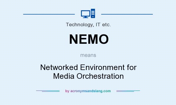 What does NEMO mean? It stands for Networked Environment for Media Orchestration