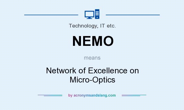 What does NEMO mean? It stands for Network of Excellence on Micro-Optics