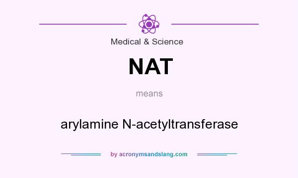 What does NAT mean? It stands for arylamine N-acetyltransferase
