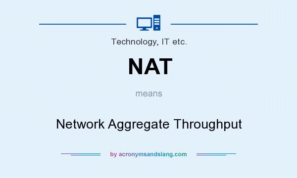 What does NAT mean? It stands for Network Aggregate Throughput