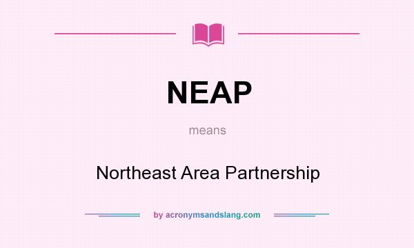 What does NEAP mean? It stands for Northeast Area Partnership