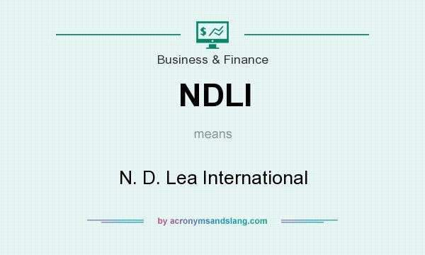 What does NDLI mean? It stands for N. D. Lea International