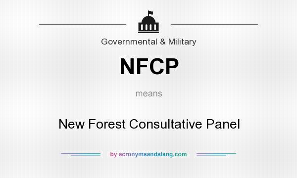 What does NFCP mean? It stands for New Forest Consultative Panel