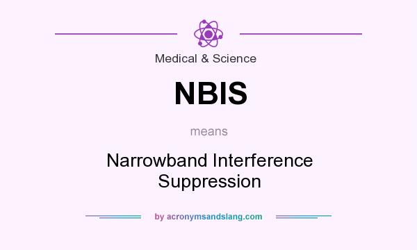 What does NBIS mean? It stands for Narrowband Interference Suppression