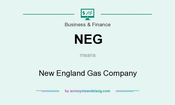 What does NEG mean? It stands for New England Gas Company