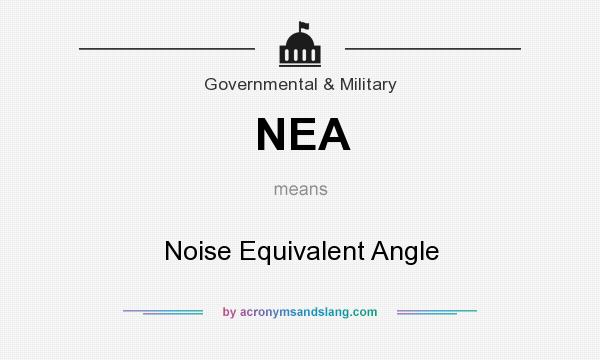 What does NEA mean? It stands for Noise Equivalent Angle