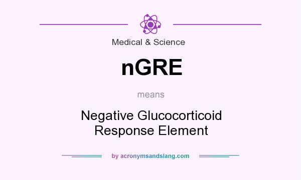 What does nGRE mean? It stands for Negative Glucocorticoid Response Element