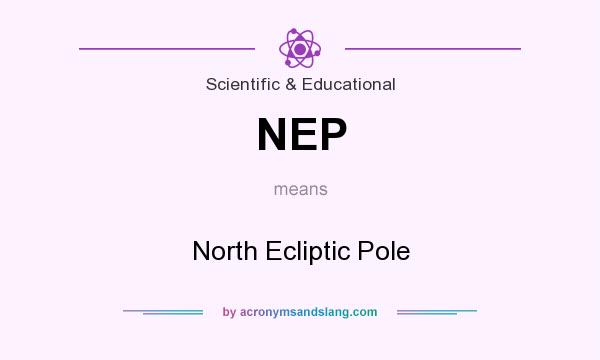 What does NEP mean? It stands for North Ecliptic Pole