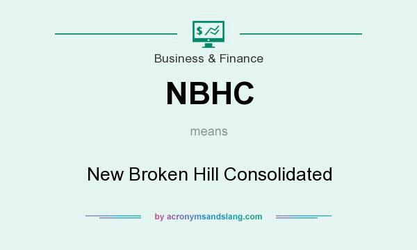 What does NBHC mean? It stands for New Broken Hill Consolidated