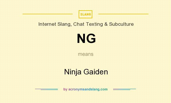 What does NG mean? It stands for Ninja Gaiden