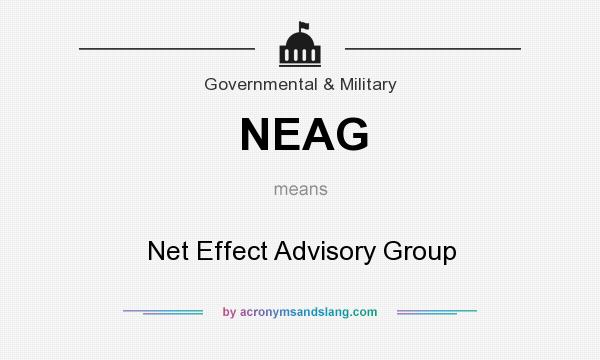 What does NEAG mean? It stands for Net Effect Advisory Group