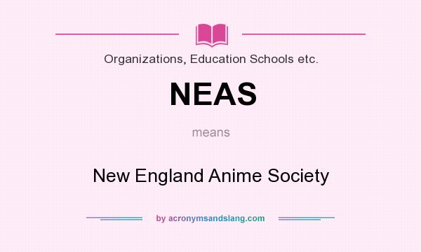What does NEAS mean? It stands for New England Anime Society