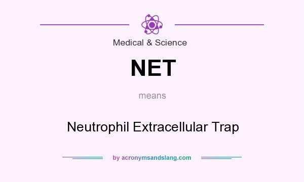 What does NET mean? It stands for Neutrophil Extracellular Trap