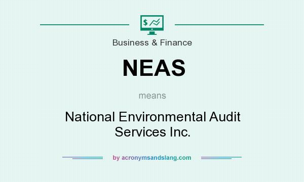 What does NEAS mean? It stands for National Environmental Audit Services Inc.