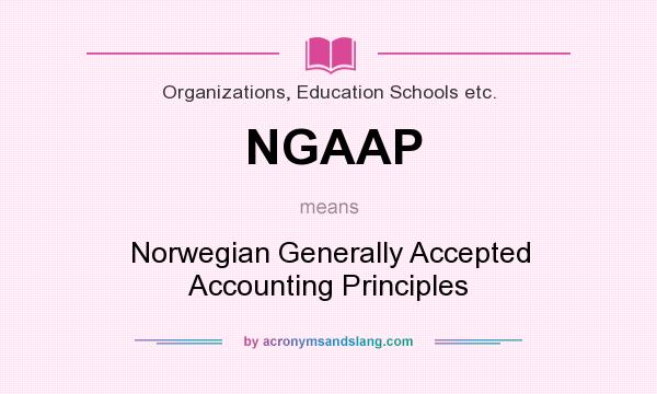 What does NGAAP mean? It stands for Norwegian Generally Accepted Accounting Principles