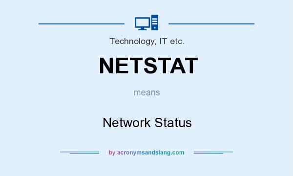 What does NETSTAT mean? It stands for Network Status