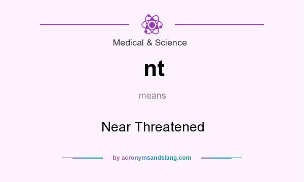 What does nt mean? It stands for Near Threatened